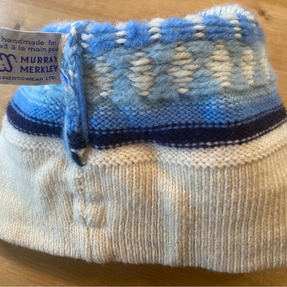 Vintage Wool Ski Toque Hat Murray Merkley One Size - Picture 3 of 4